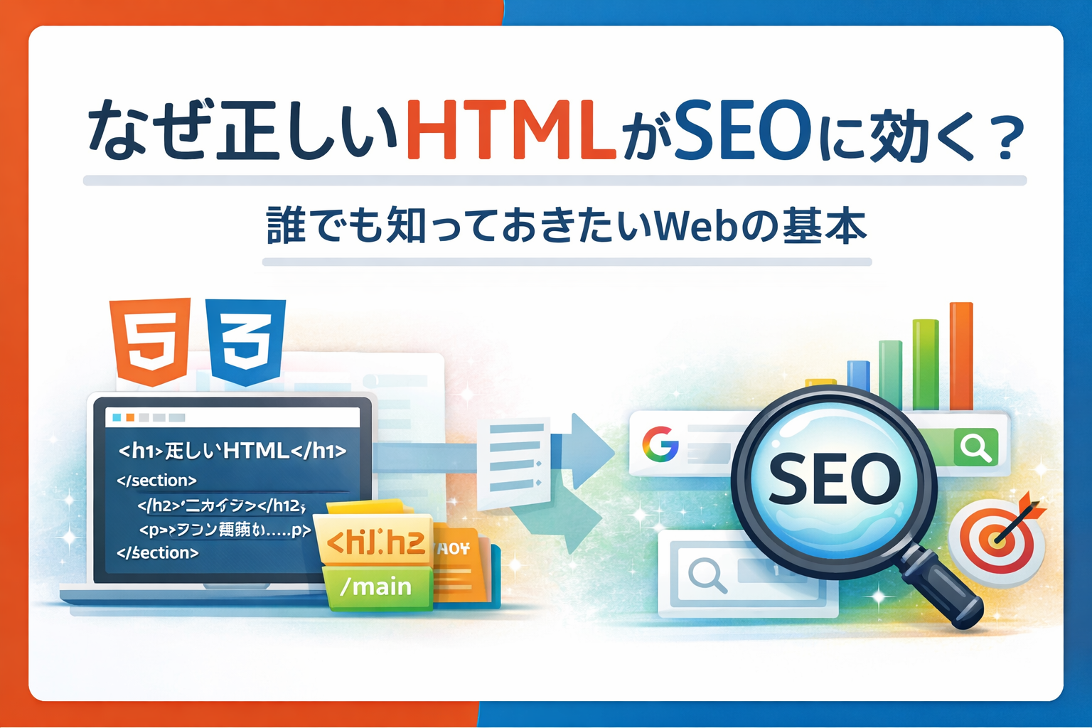 なぜ正しいHTMLがSEOに効くのか？誰でも知っておきたいWebの基本